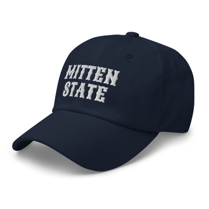 Michigan 'Mitten State' Dad Hat (Western Font)