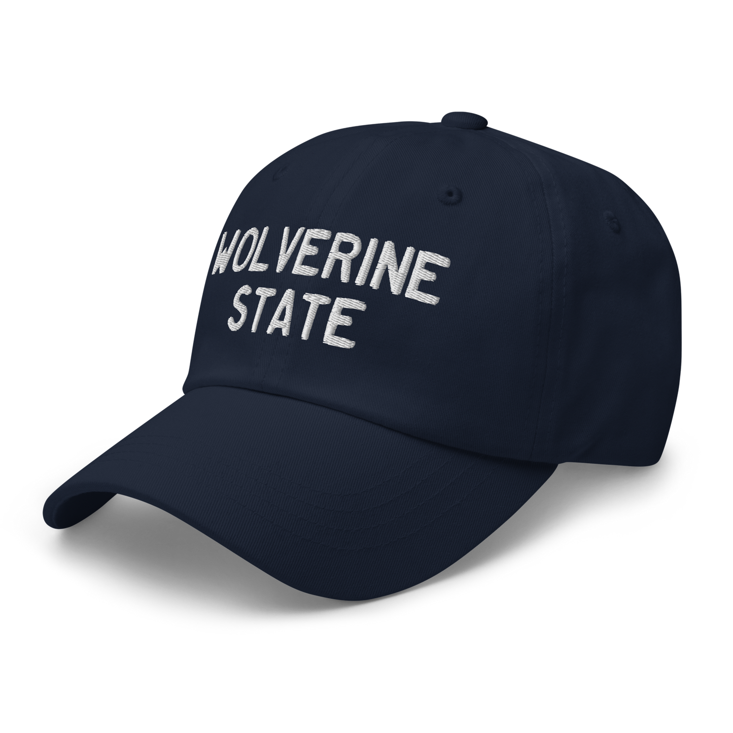 Michigan 'Wolverine State' Dad Hat (Licence Plate Font)