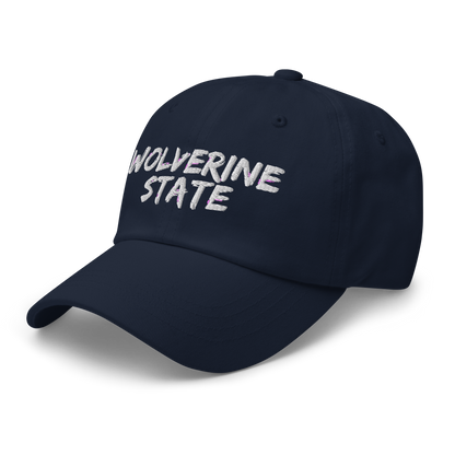 Michigan 'Wolverine State' Dad Hat (Angry Brush Font)