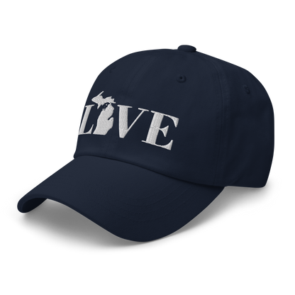 Michigan 'Love' Dad Hat (Didone Font)