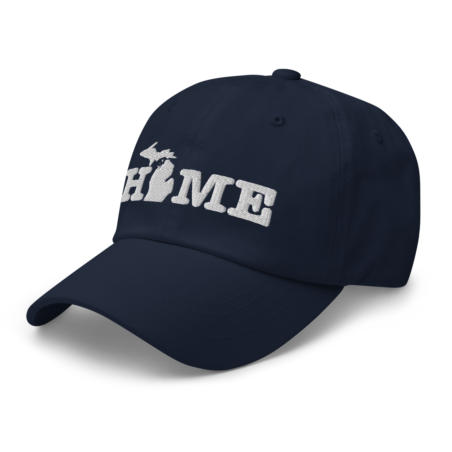 Michigan 'Home' Dad Hat (Typewriter Font)