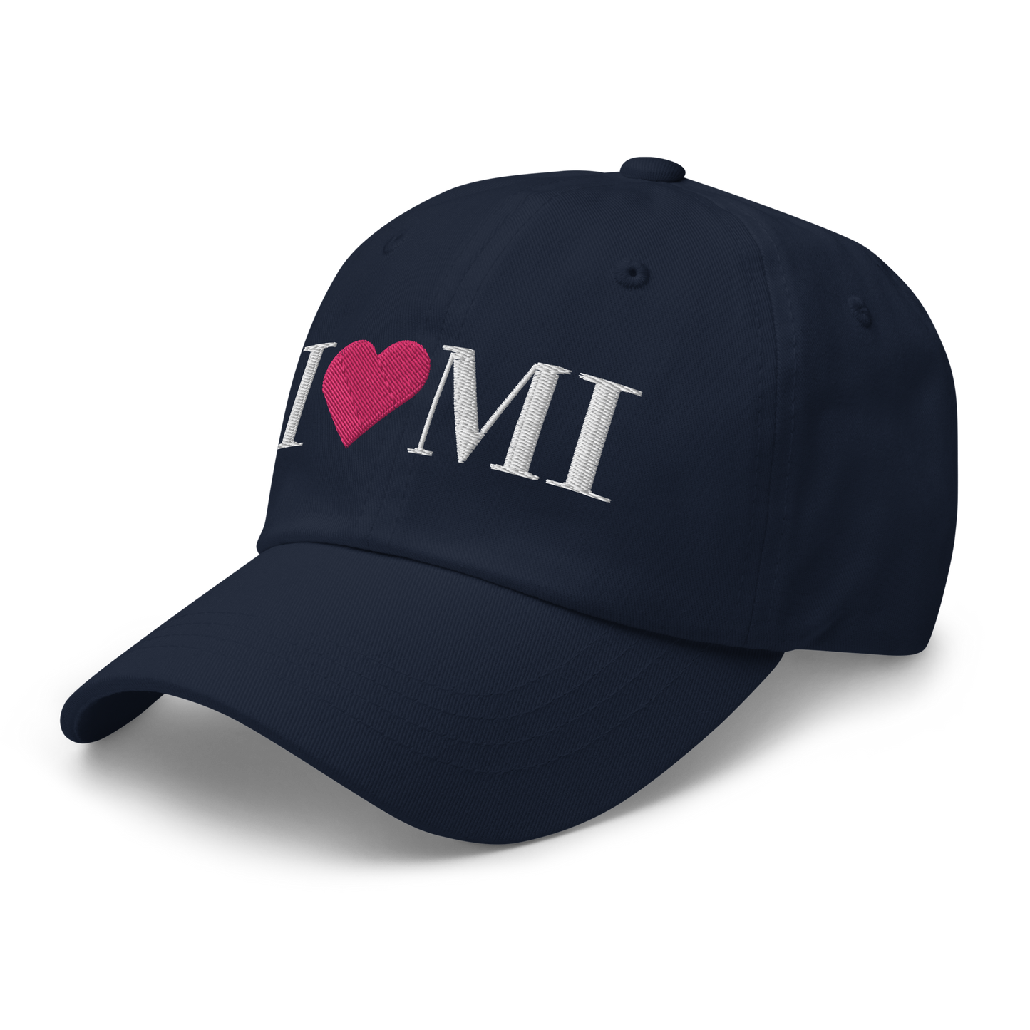 Michigan 'I ❤️ MI' Dad Hat (Didone Font)