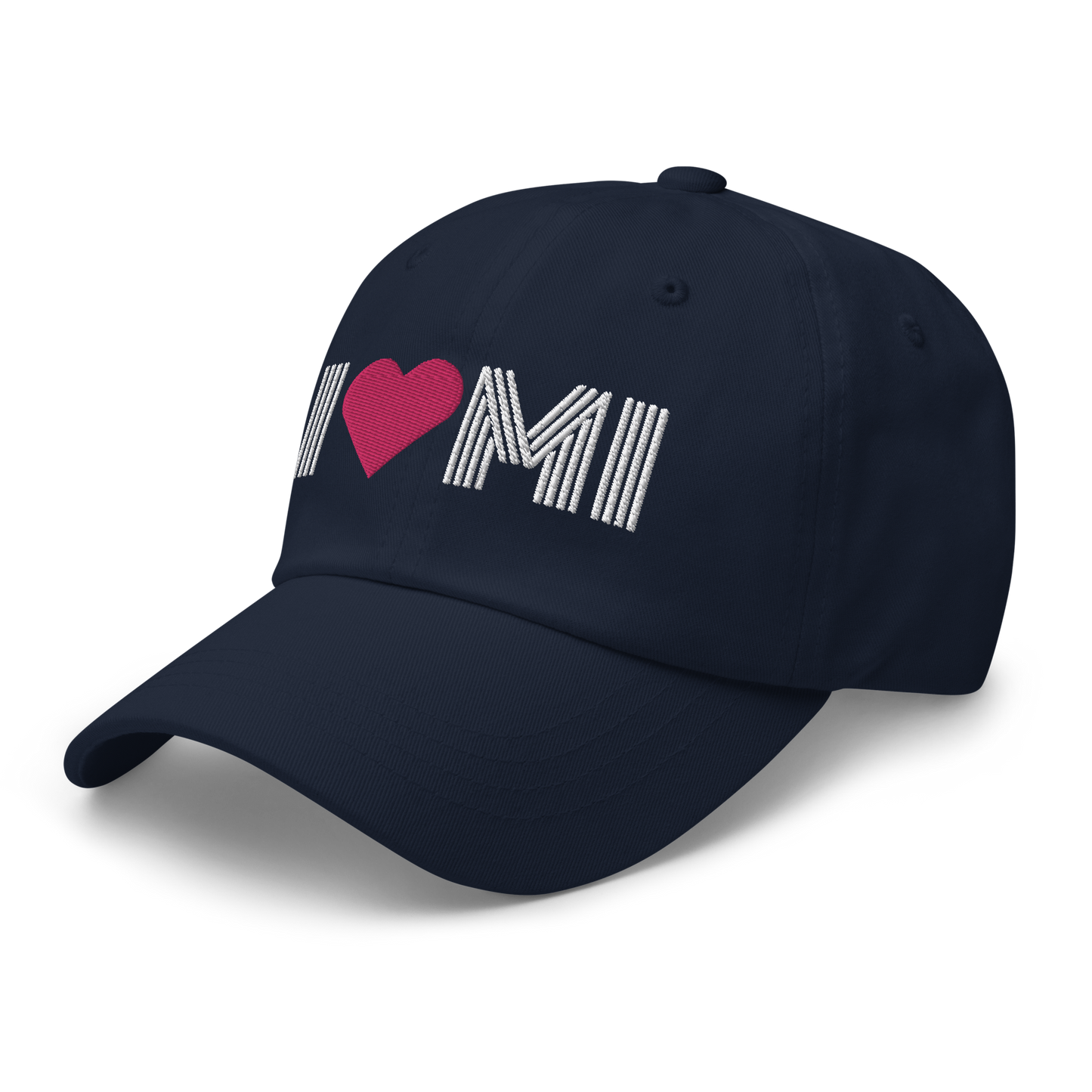 Michigan 'I ❤️ MI' Dad Hat (Metalpress Font)