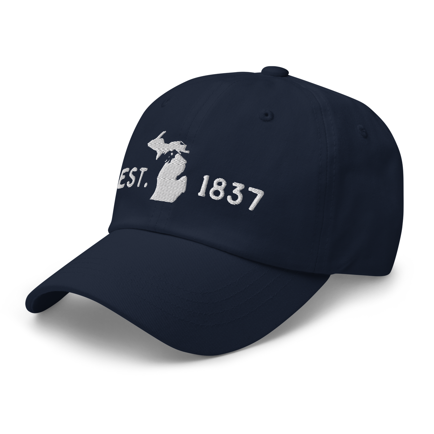 Michigan 'EST 1837' Dad Hat (Licence Plate Font)