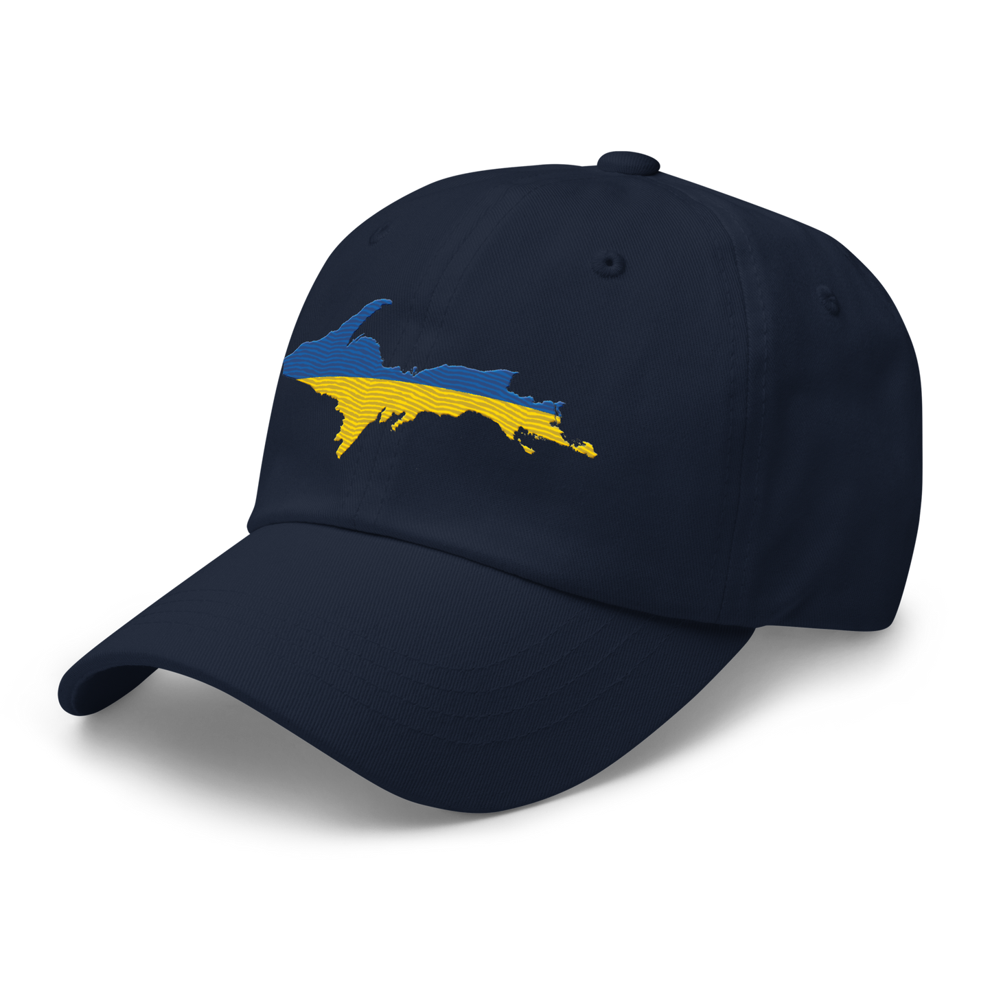 Michigan Upper Peninsula Dad Hat (Ukraine Edition)