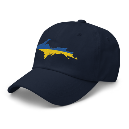 Michigan Upper Peninsula Dad Hat (Ukraine Edition)