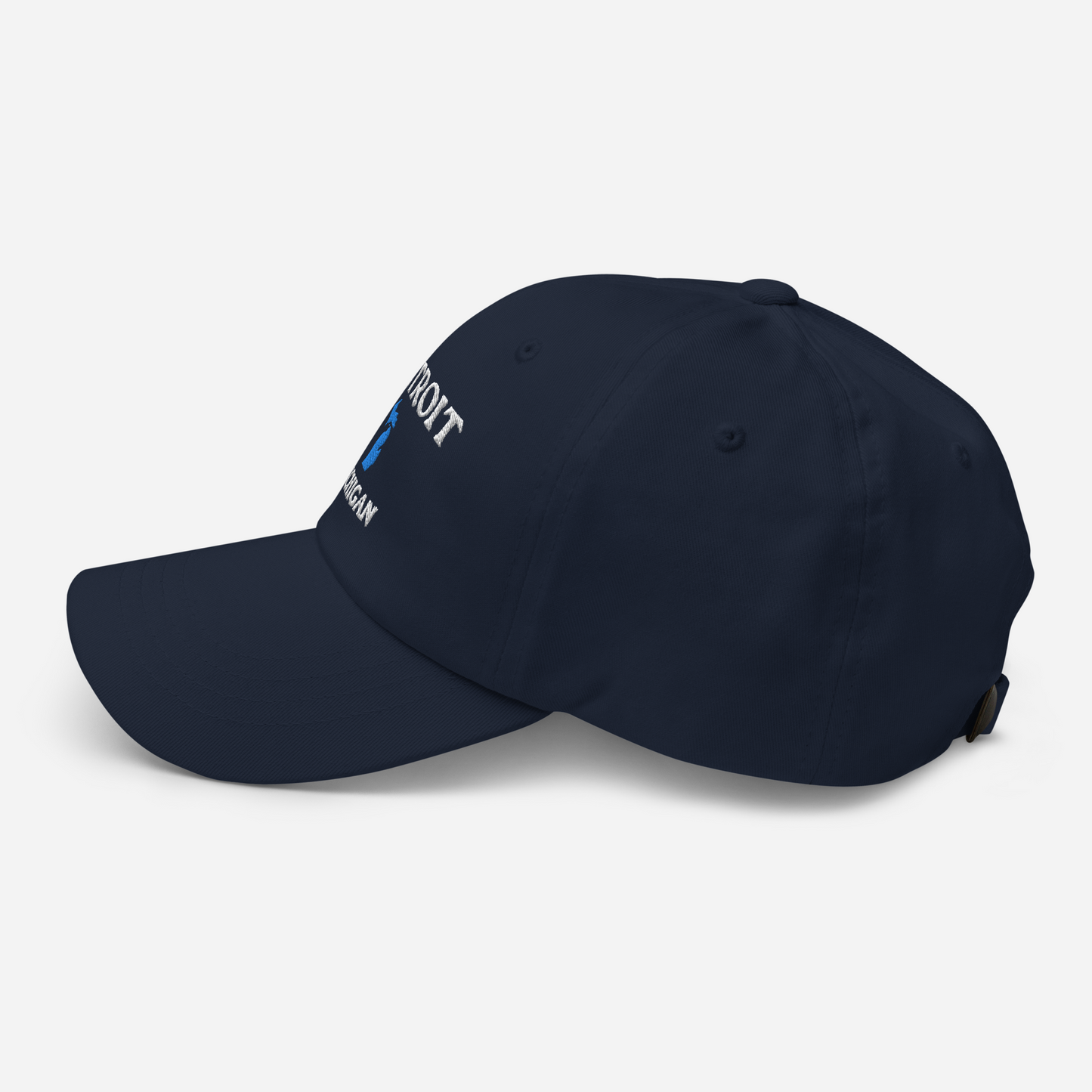 'Detroit Michigan' Dad Hat (w/ Michigan Outline)