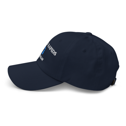 'Grand Rapids Michigan' Dad Hat (w/ Michigan Outline)