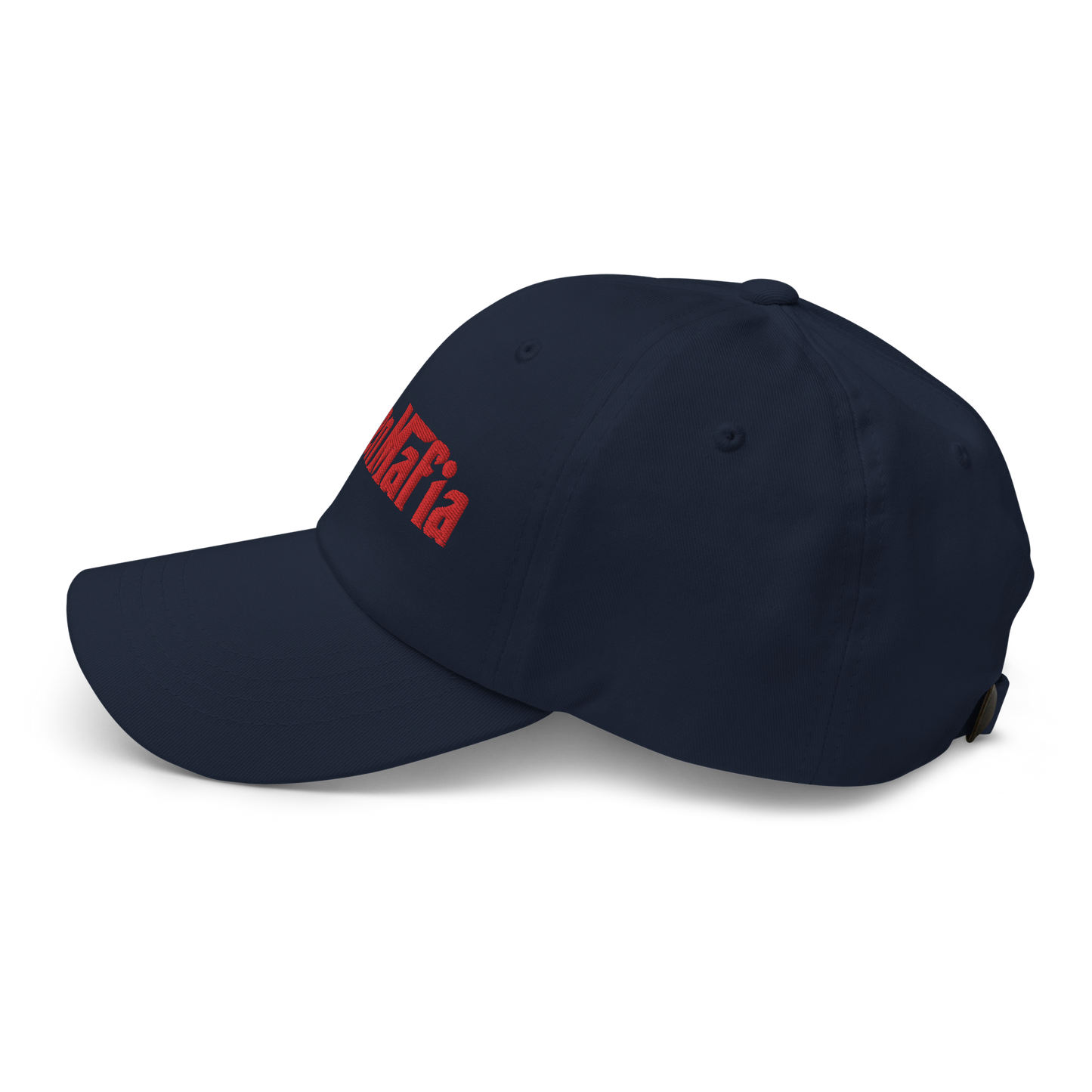 Michigan 'MittenMafia' Dad Hat (Gangster Font) | Red Embroidery