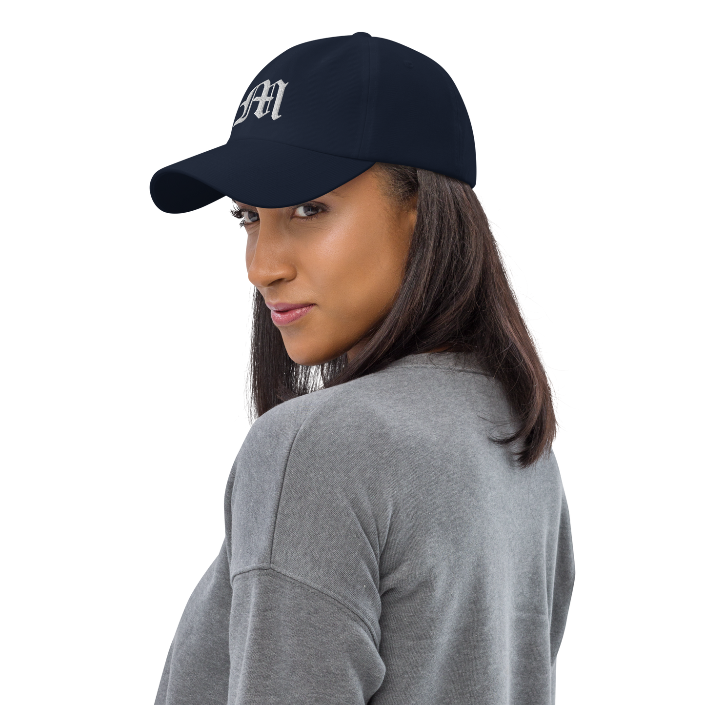 Old English 'M' Dad Hat (w 'Michigan' Back Design)