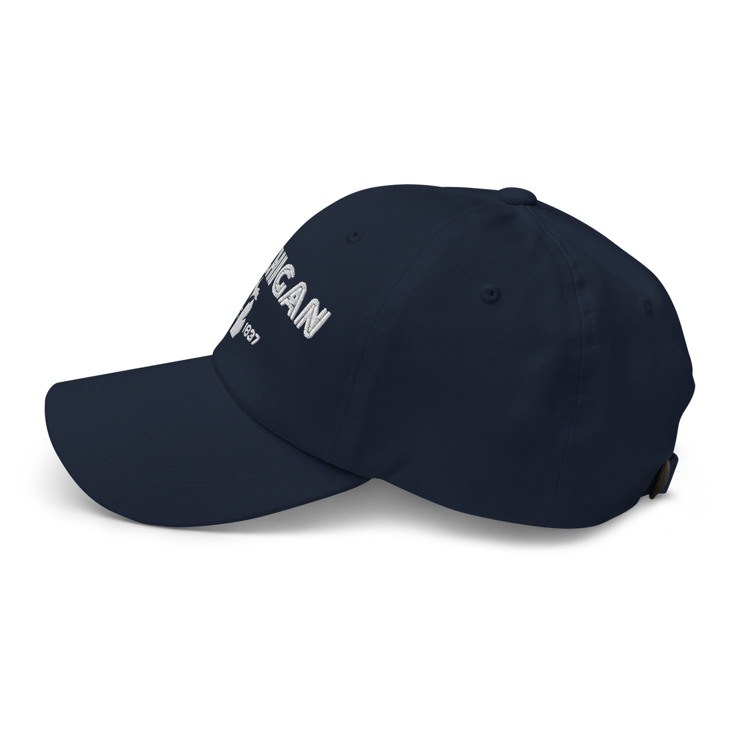 'Michigan EST 1837' Dad Hat (Metalpress Font)