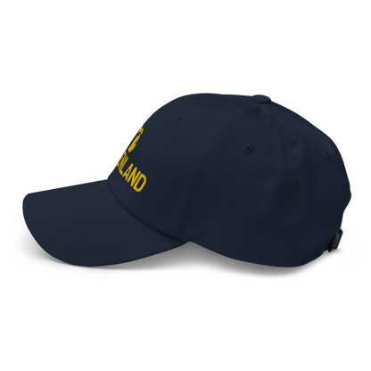 Michigan 'Mittenland' Dad Hat | Gold Embroidery