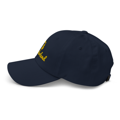 Michigan 'Wonderland' Dad Hat (Script Font) | Gold Embroidery