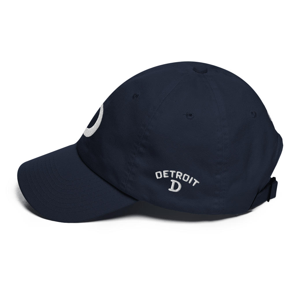 Detroit 'Old French D' Dad Hat (w/ Side Design)