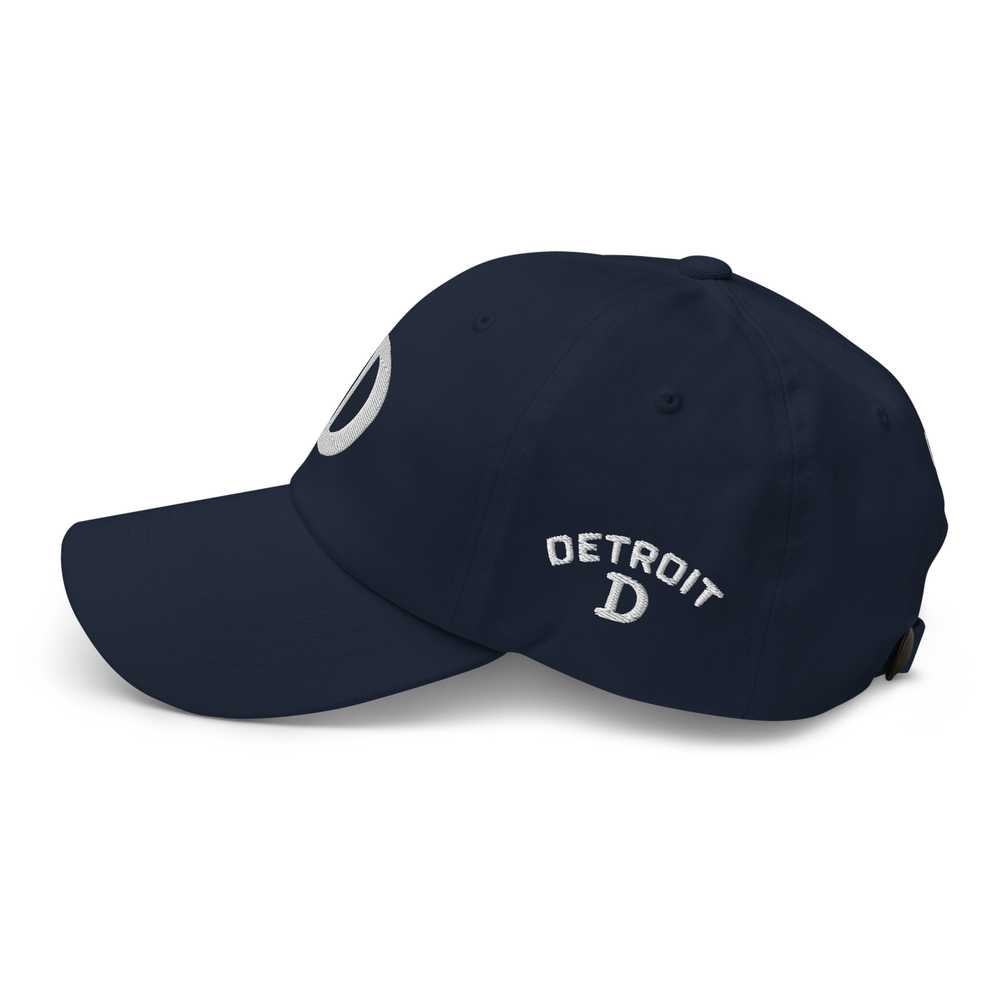 Detroit 'Old French D' Dad Hat (w/ Side Design)