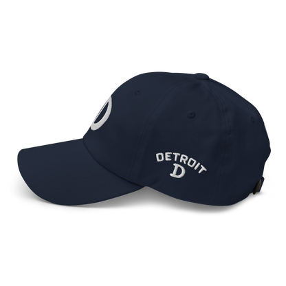 Detroit 'Old French D' Dad Hat (w/ Side Design)