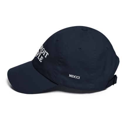 'Detroit Style' Dad Hat (w 'MDCCI' Side Design)