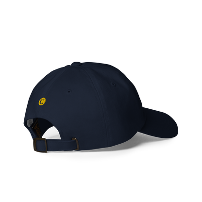 Detroit 'Old French D' Dad Hat (w/ Side Design) | Gold Embroidery