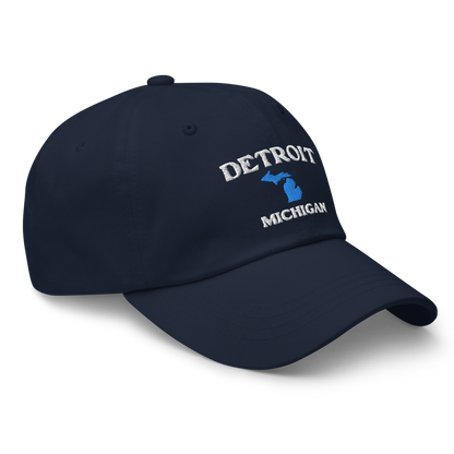 'Detroit Michigan' Dad Hat (w/ Michigan Outline)