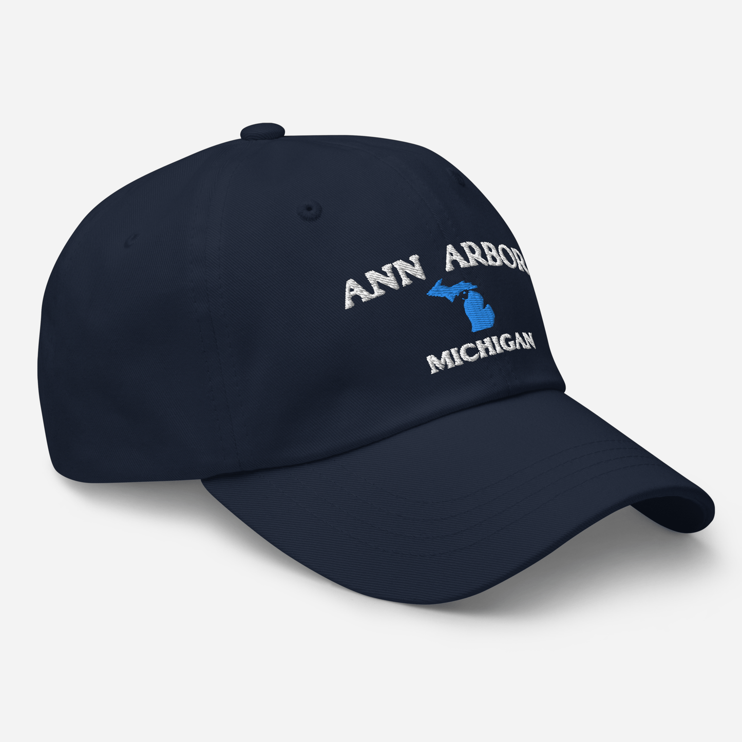 'Ann Arbor Michigan' Dad Hat (w/ Michigan Outline)