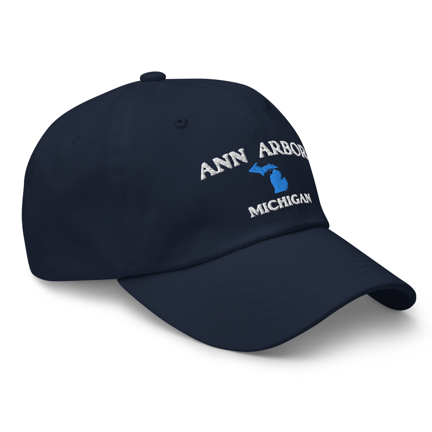 'Ann Arbor Michigan' Dad Hat (w/ Michigan Outline)