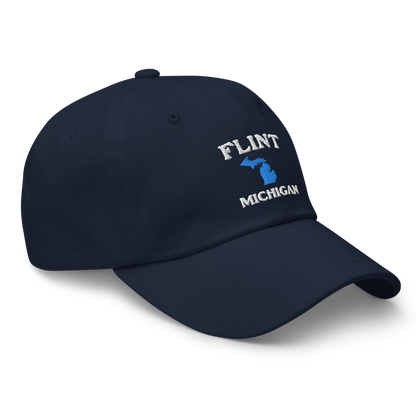 'Flint Michigan' Dad Hat (w/ Michigan Outline)