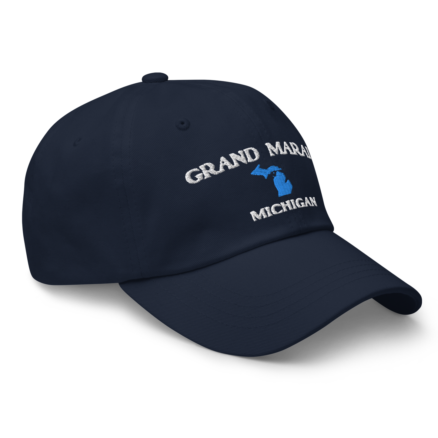 'Grand Marais Michigan' Dad Hat (w/ Michigan Outline)