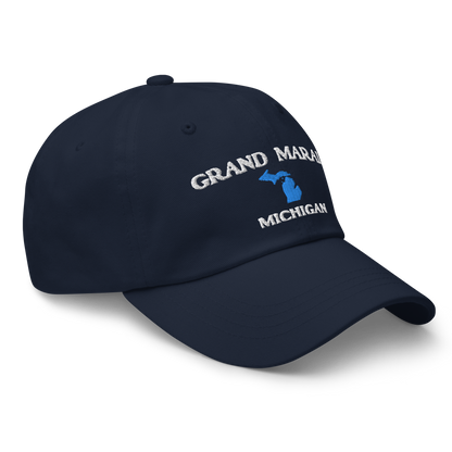 'Grand Marais Michigan' Dad Hat (w/ Michigan Outline)