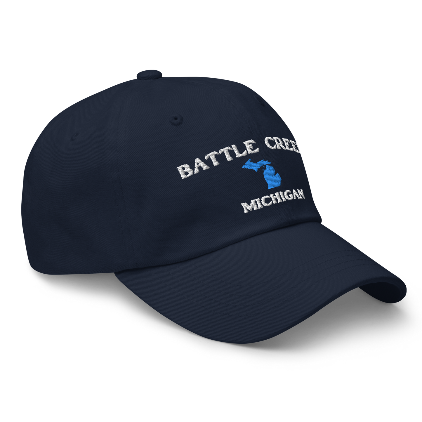 'Battle Creek Michigan' Dad Hat (w/ Michigan Outline)