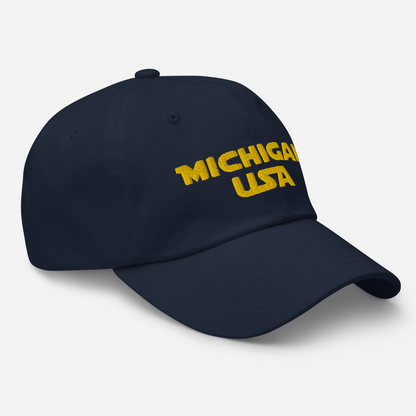 'Michigan USA' Dad Hat (Epic Sci-Fi Parody)