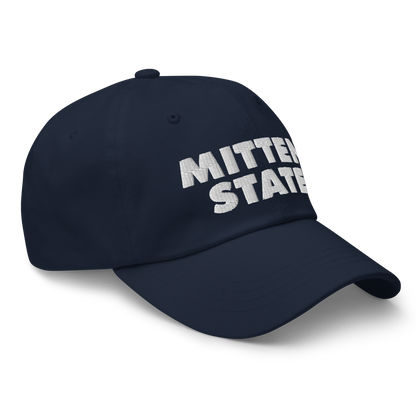 Michigan 'Mitten State' Dad Hat (Geometric Sans Font)