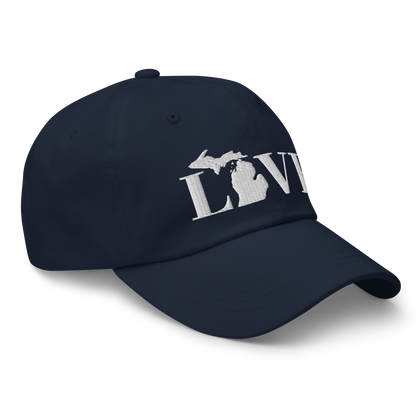 Michigan 'Love' Dad Hat (Didone Font)