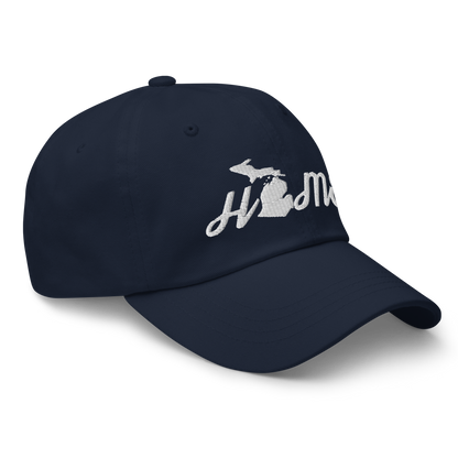 Michigan 'Home' Dad Hat (Script Font)