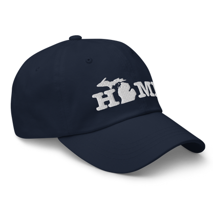 Michigan 'Home' Dad Hat (Typewriter Font)