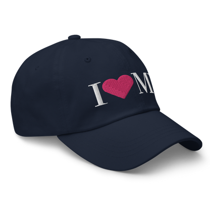 Michigan 'I ❤️ MI' Dad Hat (Didone Font)