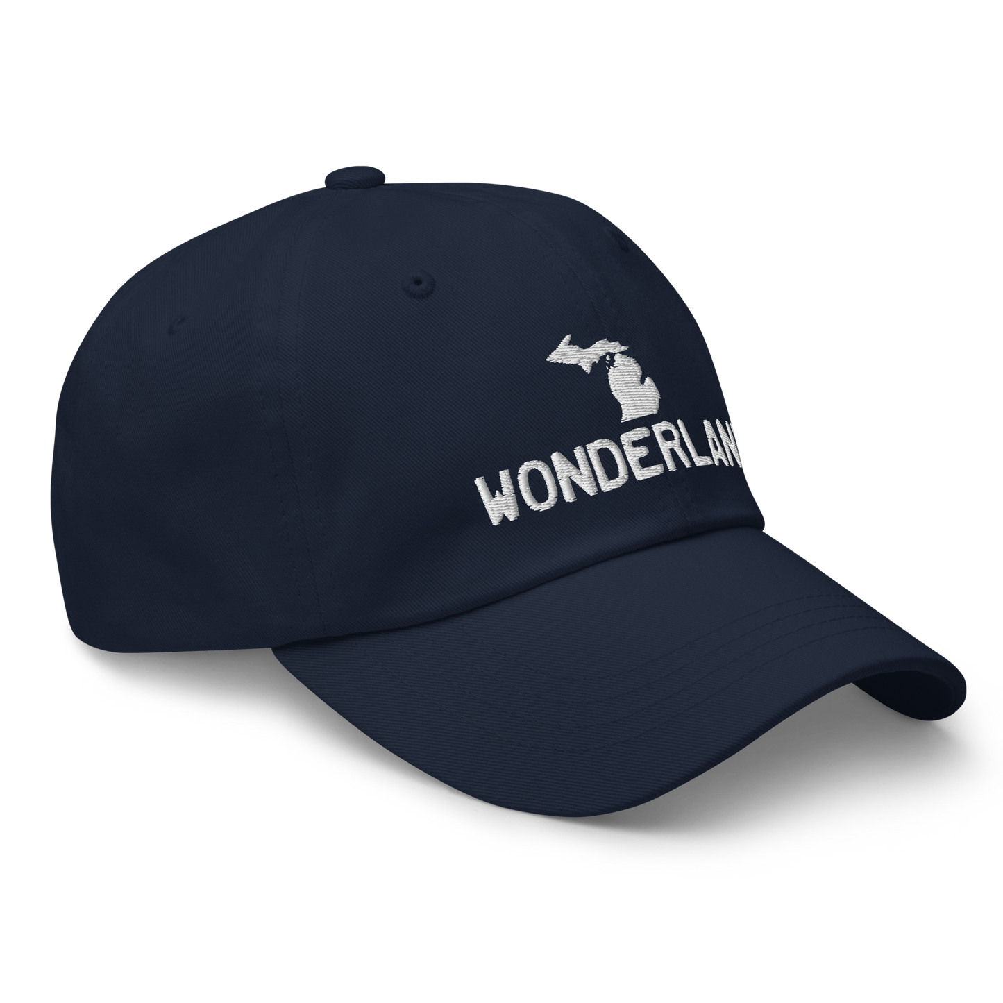 Michigan 'Wonderland' Dad Hat (Licence Plate Font)