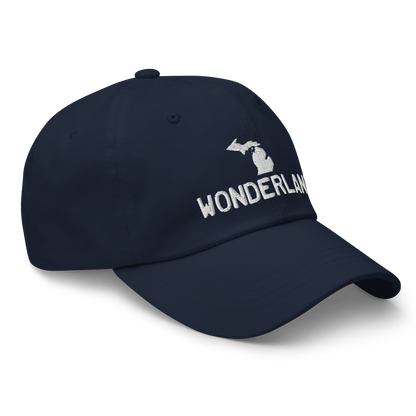 Michigan 'Wonderland' Dad Hat (Licence Plate Font)