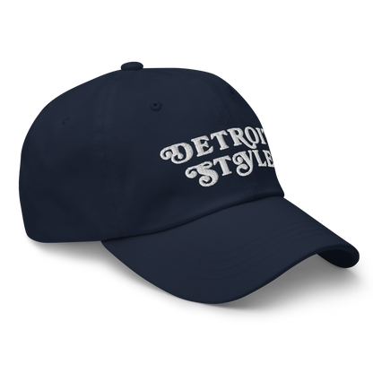 'Detroit Style' Dad Hat (w 'MDCCI' Side Design)