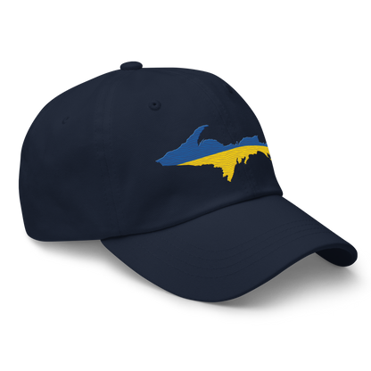 Michigan Upper Peninsula Dad Hat (Ukraine Edition)