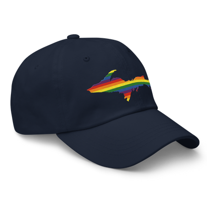 Michigan Upper Peninsula Dad Hat (Pride Edition)