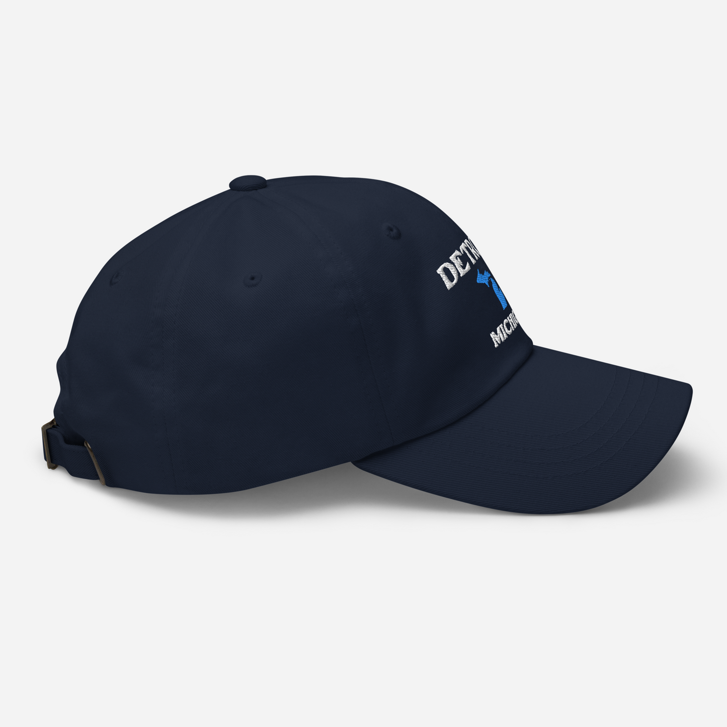 'Detroit Michigan' Dad Hat (w/ Michigan Outline)