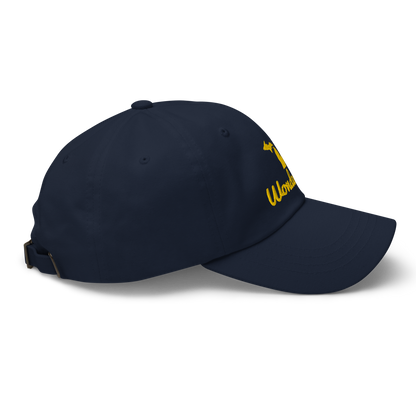 Michigan 'Wonderland' Dad Hat (Script Font) | Gold Embroidery