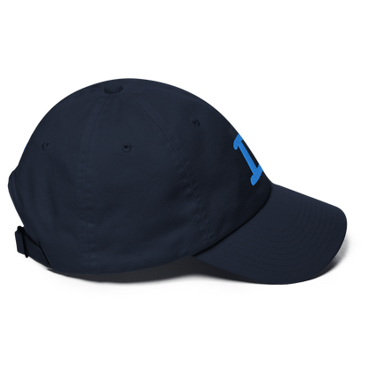 Detroit 'Old French D' Dad Hat (w/ Side Design) | Azure Embroidery