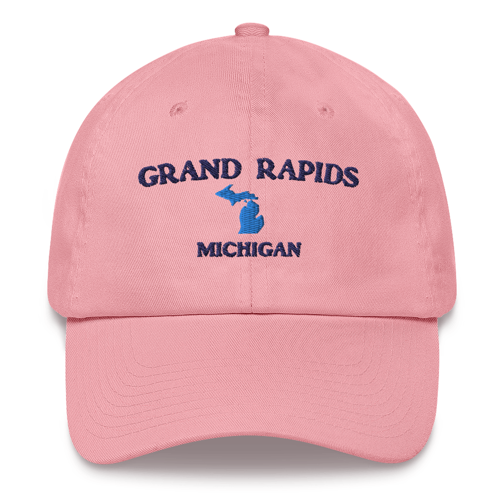 'Grand Rapids Michigan' Dad Hat (w/ Michigan Outline)