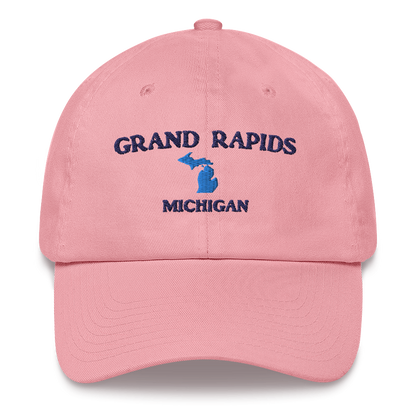 'Grand Rapids Michigan' Dad Hat (w/ Michigan Outline)