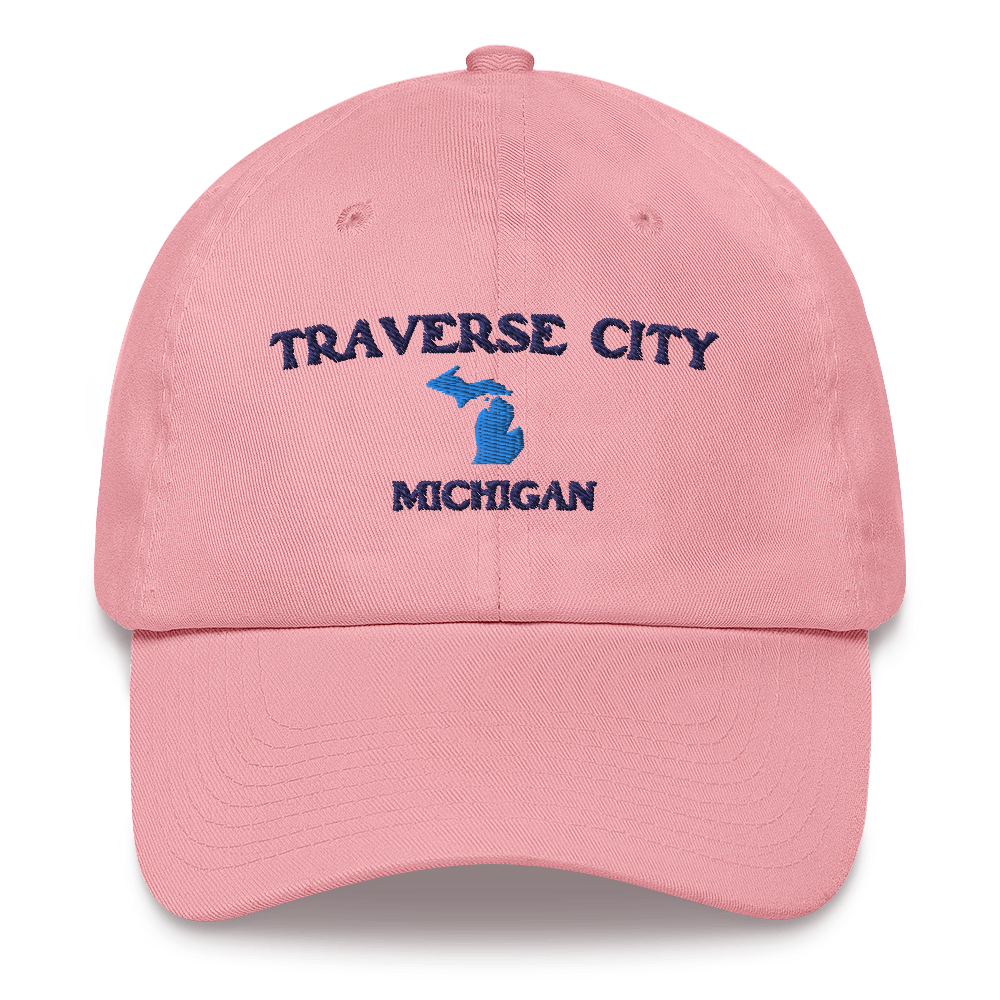 'Traverse City Michigan' Dad Hat (w/ Michigan Outline)