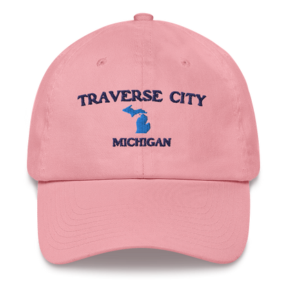 'Traverse City Michigan' Dad Hat (w/ Michigan Outline)