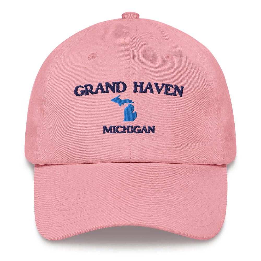 'Grand Haven Michigan' Dad Hat (w/ Michigan Outline)