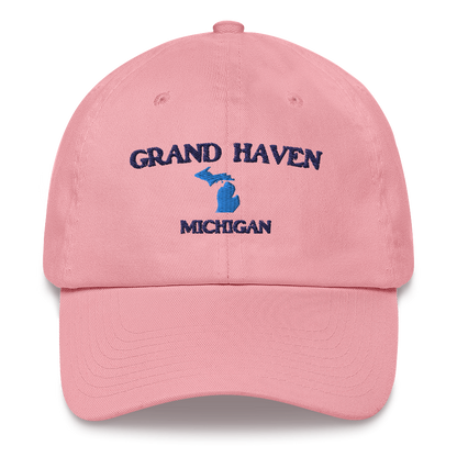 'Grand Haven Michigan' Dad Hat (w/ Michigan Outline)