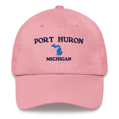 'Port Huron Michigan' Dad Hat (w/ Michigan Outline)